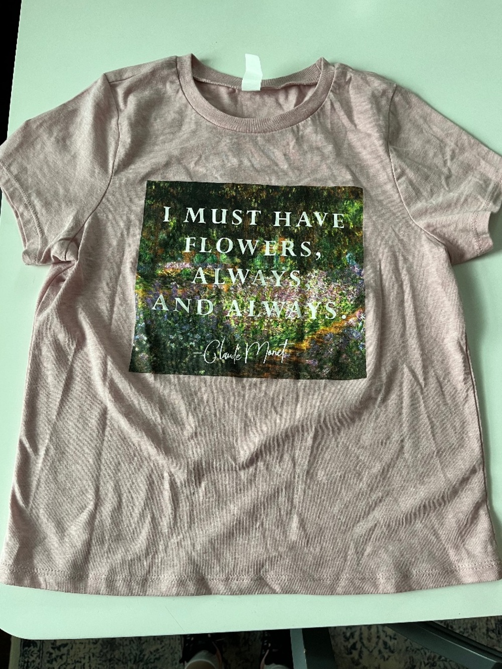 Claude Monet Tshirt ! New without tags! Size Medium!